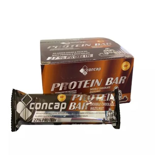 Concap Protein Energiaszelet 60g (Dupla csokoládé és mogyoró)